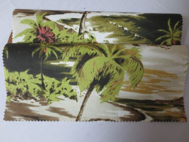 Spandex Stripe Print -kangas